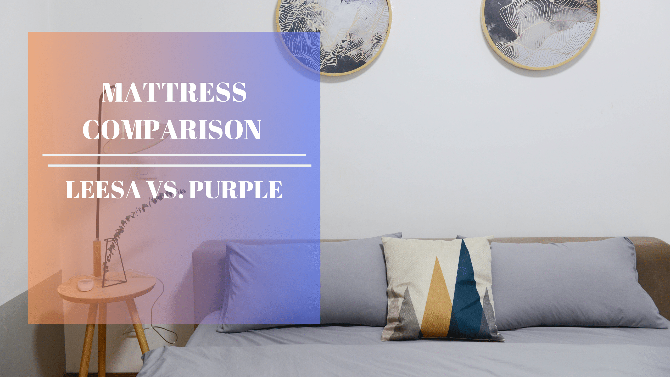 purple mattress versus leesa