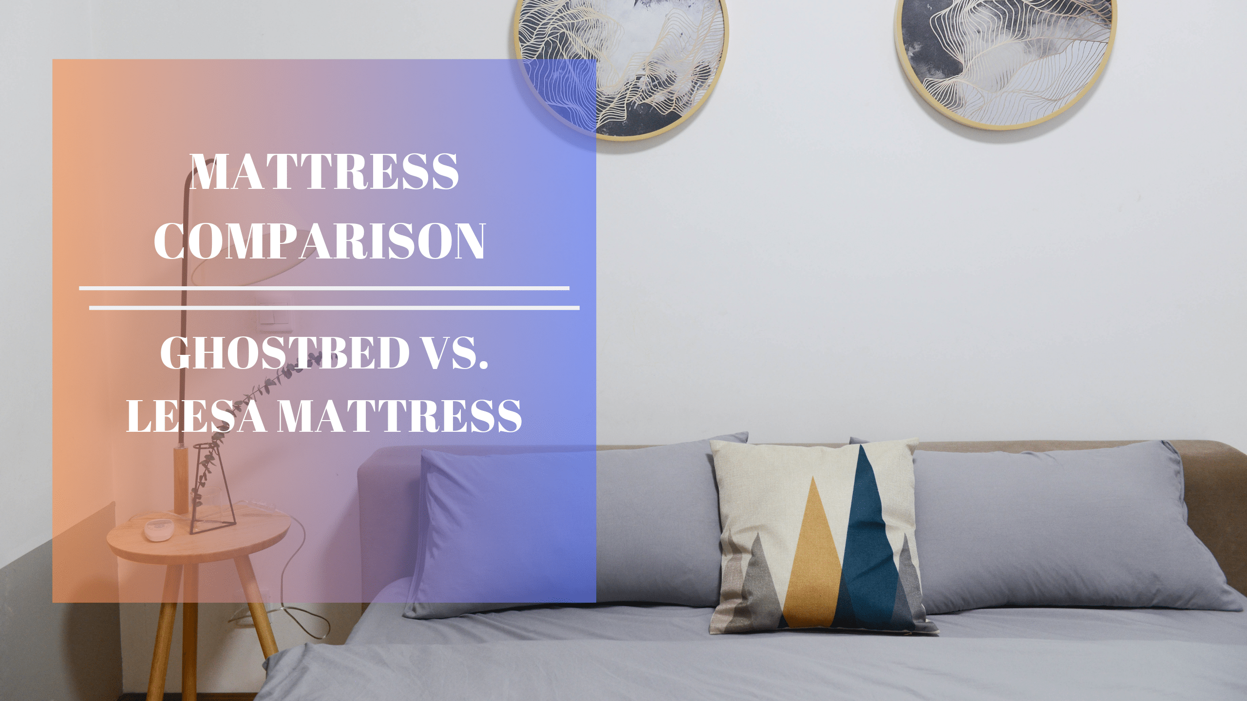 ghostbed versus love and sleep mattress